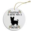 Breed Specific Round Christmas Ornament