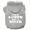 I'm a Lover not a Biter Screen Printed Dog Pet Hoodies