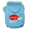 Kiss Me Screen Print Pet Hoodies