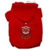 Hipster Penguin Rhinestone Dog Hoodie