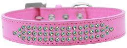 Three Row AB Crystal Dog Collar