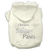 Screenprint Santa Paws Pet Hoodies