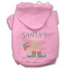 Santa's Elf Rhinestone Dog Hoodie