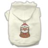 Hipster Penguin Rhinestone Dog Hoodie