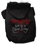 Naughty But Nice Hoodies (Color/Size: Black M)