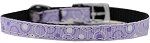 Retro Nylon Dog Collar with classic buckle 3/8"