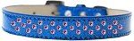 Sprinkles Ice Cream Dog Collar Bright Pink Crystals (Color/Size: Size 20 Blue)