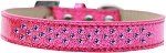 Sprinkles Ice Cream Dog Collar Purple Crystals (Color/Size: Size 20 Pink)