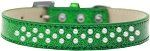 Sprinkles Ice Cream Dog Collar Pearls (Color/Size: Size 20 Emerald Green)