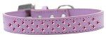 Sprinkles Dog Collar Bright Pink Crystals (Color/Size: Size 20 Lavender)