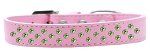 Sprinkles Dog Collar Lime Green Crystals (Color/Size: Size 20 Light Pink)