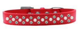 Sprinkles Dog Collar Pearl and AB Crystals