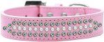 Ritz Pearl and AB Crystal Dog Collar (Color/Size: Light Pink Size 20)