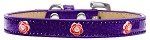 Red Rose Widget Dog Collar (Color/Size: Purple Ice Cream Size 20)