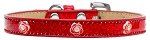 Red Rose Widget Dog Collar (Color/Size: Red Ice Cream Size 20)