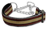 Preppy Stripes Nylon Ribbon Collars Martingale