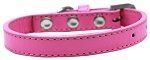 Wichita Plain Dog Collar (Color/Size: Bright Pink Size 14)