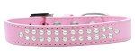 Two Row Pearl (Color/Size: Size 20 Light Pink Dog Collar)