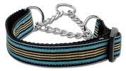 Preppy Stripes Nylon Ribbon Collars Martingale
