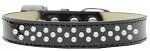Sprinkles Ice Cream Dog Collar Pearls (Color/Size: Size 18 Black)