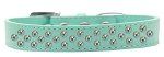 Sprinkles Dog Collar AB Crystals (Color/Size: Size 18 Aqua)