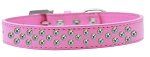 Sprinkles Dog Collar AB Crystals (Color/Size: Size 18 Bright Pink)