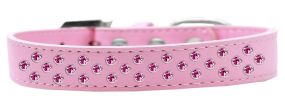 Sprinkles Dog Collar Bright Pink Crystals