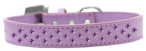 Sprinkles Dog Collar Purple Crystals