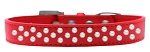 Sprinkles Dog Collar Pearls (Color/Size: Size 18 Red)