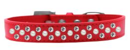 Sprinkles Dog Collar Pearl and Clear Crystals