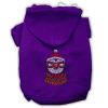 Hipster Penguin Rhinestone Dog Hoodie