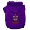 Hipster Penguin Rhinestone Dog Hoodie
