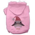 Santa Penguin Rhinestone Hoodies (Color/Size: Pink L)