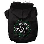 Happy St Patrick's Day Hoodies (Color/Size: Black M)