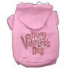 Happy Valentines Day Rhinestone Hoodies