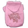 Happy Valentines Day Rhinestone Hoodies