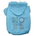 Noel Rhinestone Hoodies (Color/Size: Baby Blue L)