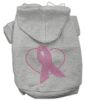 Pink Ribbon Rhinestone Hoodies