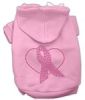 Pink Ribbon Rhinestone Hoodies
