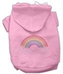 Rhinestone Rainbow Hoodies (Color/Size: Pink L)