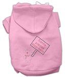 Santa Stop Here Hoodies (Color/Size: Pink M)