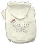 Santa Baby Hoodies (Color/Size: Cream L)