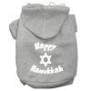 Happy Hanukkah Screen Print Pet Hoodies