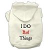 I Do Bad Things Screen Print Pet Hoodies