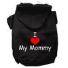 I Love My Mommy Screen Print Pet Hoodies