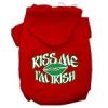 Kiss Me I'm Irish Screen Print Pet Hoodies