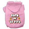 Lick Or Treat Screen Print Pet Hoodies
