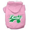 Lucky Swoosh Screen Print Pet Hoodies