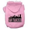 San Francisco Skyline Screen Print Pet Hoodies