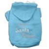 Screenprint Santa Paws Pet Hoodies